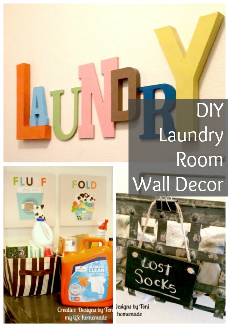 Laundry room 2024 wall decor